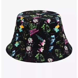 Bioworld Black Monster Graphic Bucket Hat